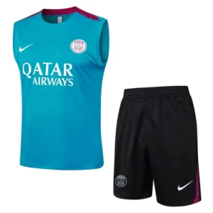 DEBARDEUR SHORT PSG 2024 2025 BLEU CIEL