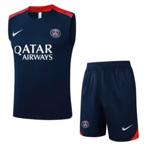 Debardeur Short Psg 2025 2026 Bleu Rouge