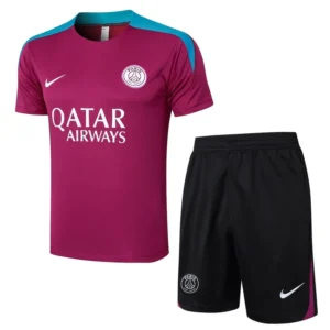 ENSEMBLE MAILLOT SHORT PSG 2024 2025 ROSE