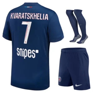 Maillot Kit Enfant Psg Domicile 2024 2025 Kvaratskhelia