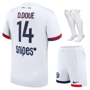 MAILLOT KIT ENFANT PSG EXTERIEUR 2025 2026 DÉSIRÉ DOUÉ