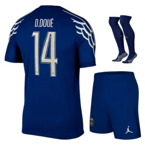 MAILLOT KIT ENFANT PSG FOURTH 2024 2025 DÉSIRÉ DOUÉ