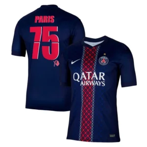 MAILLOT PSG 2025 2026 COLLECTOR X XO 75 PARIS