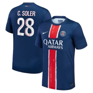 Maillot Psg Domicile 2024 2025 Carlos Soler