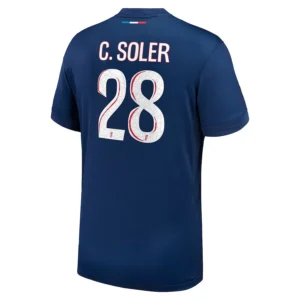 Maillot Psg Domicile 2024 2025 Carlos Soler