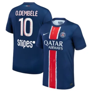 Maillot Psg Domicile 2024 2025 Dembele 1 Etoile