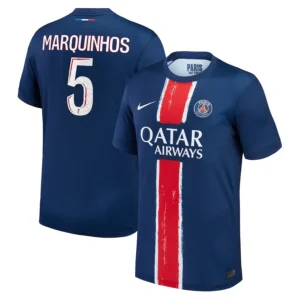MAILLOT PSG DOMICILE 2024 2025 MARQUINHOS