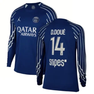 MAILLOT PSG FOURTH 2024 2025 MANCHES LONGUES DÉSIRÉ DOUÉ