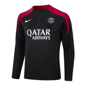 Survetement Psg Training 2024 2025 Noir Rouge
